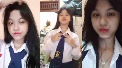 Bokep SMP Bocil cantik imut bikin video colmek